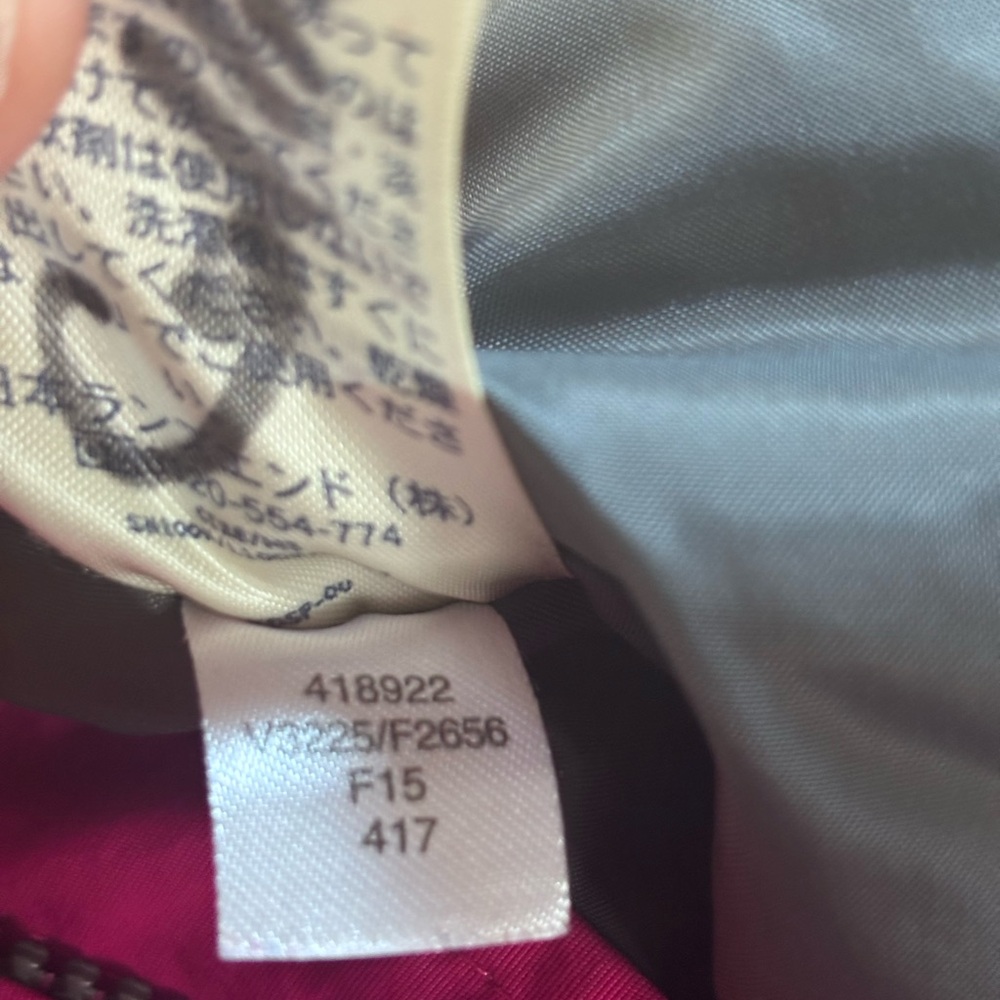 Lands end girls berry Pink ski snow bib pants - Picture 6 of 8